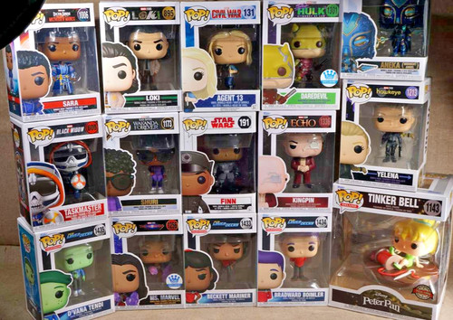 15x funko pop figuren - funko,