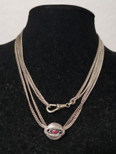 Alte Silber Taschenuhrkette