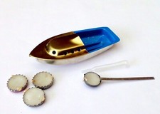 Dampfboot mit Kerzenantrieb