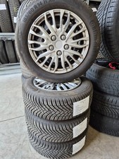 Satz Allwetterräder auf Stahlfelgen für Mazda 2 185/60 R14 86H Continental
