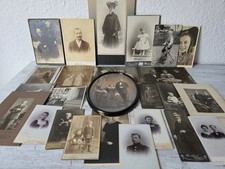 Konvolut alte Fotografien meist CDV Porträtfotografien um 1900