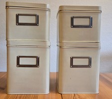  4 x alte Horo Dose Blechdose