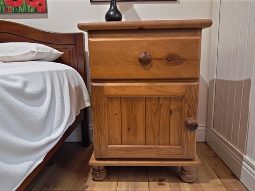 Vintage nachttisch schrank - nachttisch,