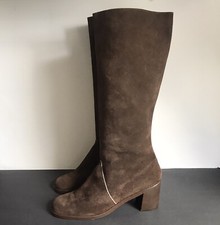 Wow! Vintage 39,5Walter Steiger Pancaldi Italy Suede 70s/70er Jahre Stiefel8 1/2