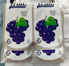 Handed by DIEZIJN Recycling Tasche Traube Neu Weiss Lila 