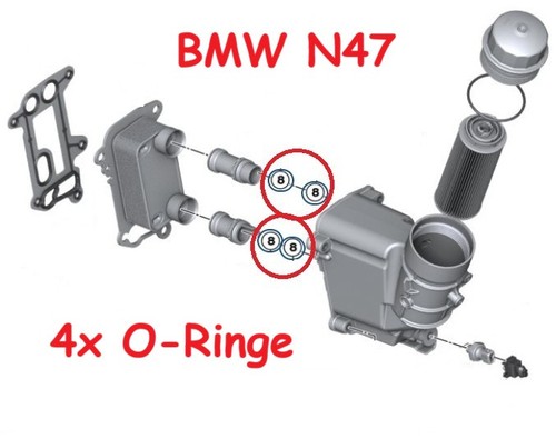 Bmw oring dichtring - 4x,