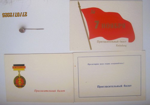 Konvolut sgao wismut einladung - konvolut,