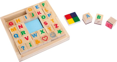 Stempel set alphabet - set,