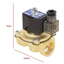 230V Magnetventil Messing 3/4"
