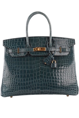 Hermès tasche blau birkin - tasche, 35