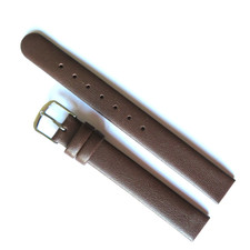 Uhrband Leder BRAUN 12 mm