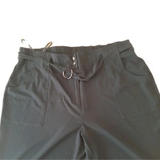 Sheego Hose Stoffhose Gr. 54 schwarz Gummizug hinten Neu Herbst Winter CHIC