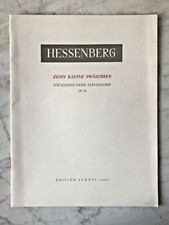 Kurt Hessenberg: Zehn kleine Präludien für Klavier oder Clavichord Opus 35