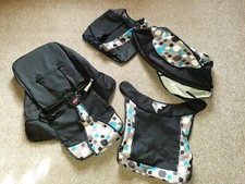 Buggy Ersatzteil, Komplett Ersatzbezug , Set - Sitzeinheit , Haube , Buggynetz ,