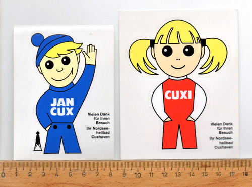 Aufkleber jan cux und - ,