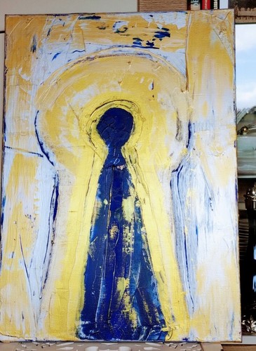 Ikone abstrakt kunst gemälde - ikone,