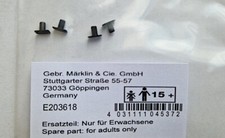 Märklin Trix E203618 Set Puffer schwarz (4 Stück), Spur H0, 203618, NEU OVP