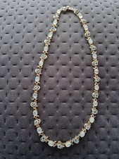COLLIER 925 Silber Mondstein +