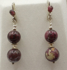 Turmalin - Ohrstecker, Ohrringe, Ohrhänger  Sterlingsilber 925