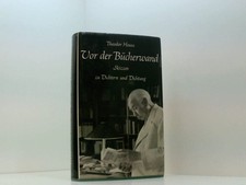 Vor der Bücherwand Heuss Theodor Friedrich Kaufmann und Hermann Leins: