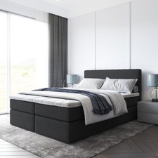 Bett, Boxspringbett BERG mit