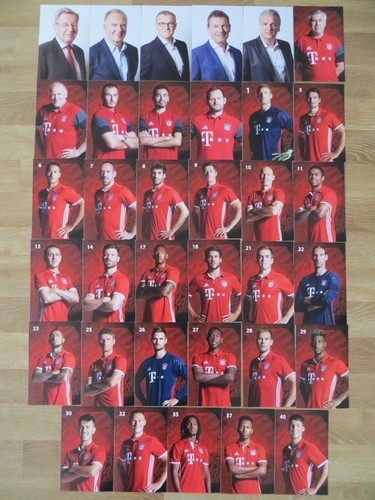 Autogrammkarten bayern - 35,