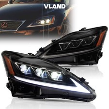 VLAND Voll LED Projektor Scheinwerfer Für 2006–2014 Lexus IS350/C IS250/C ISF