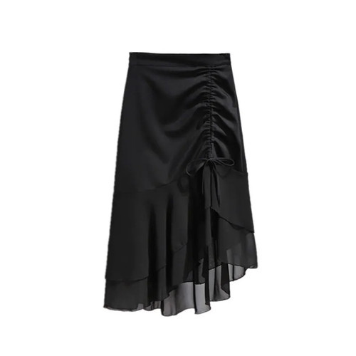 Damen chiffon rock - rock, taille