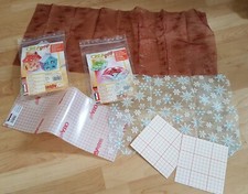 HobbyFun CREApop SET 2X HAUS, 1X TASCHE, 2X DESIGN WINDLICHT ORGANZASTOFF RESTE