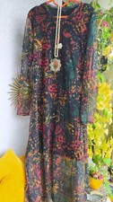 Schmetterling Maxi Kleid Desigual XL Hippie Retro 40 42
