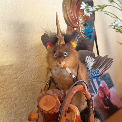 Handgefertigter wolpertinger - handgefertigter,