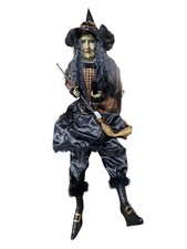 Halloween Sitzende Hexe UVP 222,99 € (bitte Anzeige Lesen und Bilder anschauen)