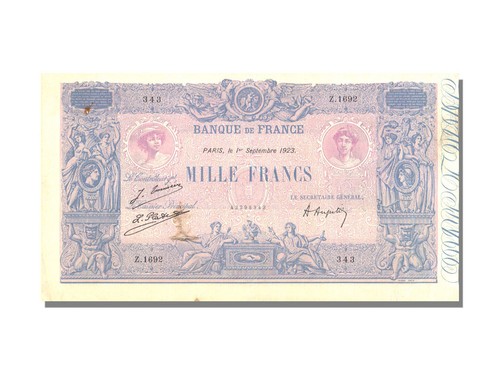 Geldschein frankreich 1000 - geldschein,, frankreich,