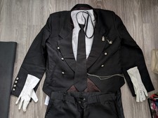 Anime Manga Black Butler Kuroshitsuji Sebastian Michaelis Cosplay Anzug Kostüm S