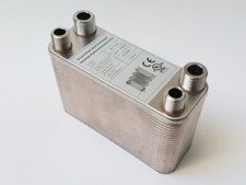 B3-12-50 Edelstahl Plattenwärmetauscher Wärmetauscher Solar Heizung bis 90KW