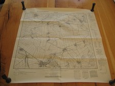 altes Messtischblatt Nr. 4534 Allstedt von 1937 Sotterhausen Riestedt Bornstedt