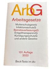 ArbG Arbeitsgesetze Beck-Texte