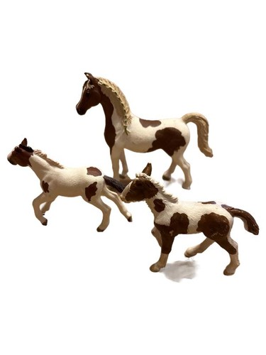 Schleich pinto pferde - schleich, familie
