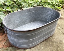 Shabby große Zinkwanne Wanne