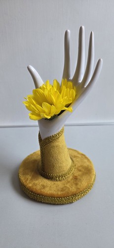Vintage schmuckhand ringhalter - vintage,