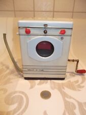 WASH O MAT Puppen Waschmaschine mit Funktion Blechspielzeug Metall - 50er Jahre?