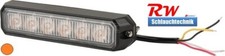 Blitzleuchte orange 6 LED