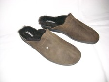 Romika® Herren Pantoffeln Hausschuhe Warm  Echt Lammfell Braun Gr.45 Neue