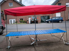 Marktstand 3,85 Meter x 2 Meter mit Sturmgewichten Verkaufsstand 2 x gebraucht