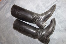 Alte stiefel leder mit eisen - mit,