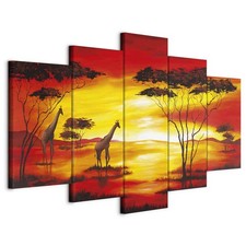 Wandbild 5 tlg Groß