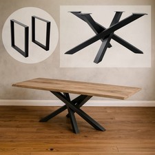 Tischgestell Metall schwarz