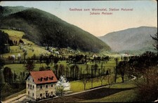 Ak Metzeral Elsass Haut Rhin, Gasthaus zum Wormsatal - 3081890