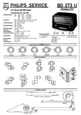 Service Manual-Anleitung für Philips BD 273 U, Philetta 273 
