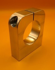 Eurohalsaufnahme 43 mm mit M6  M8  Gewinde Spindelaufnahme Frässpindel Eurohals